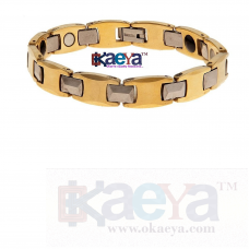 OkaeYa Bio Magnetic Tungsten Gold Plated bracelet